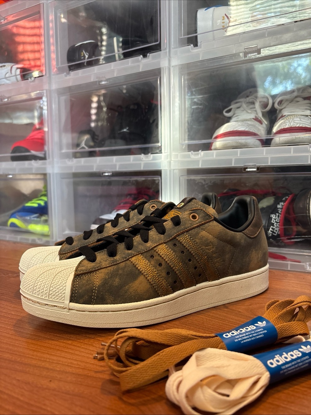 Adidas x Brock Purdy Superstar II Brown KI5284 Casual Sneakers Men’s Sz 12 NWOB